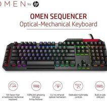 HP Omen Sequencer Gaming Keyboard Anti-Ghosting Blue Switches – UK QWERTY